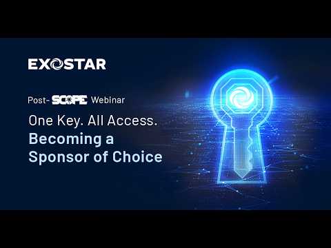 One Key. All Access. Becoming a Sponsor of Choice.