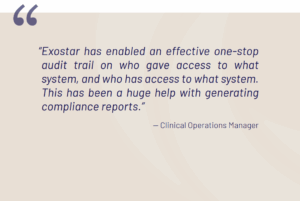 Quote from Chief Operations Manager about Exostar