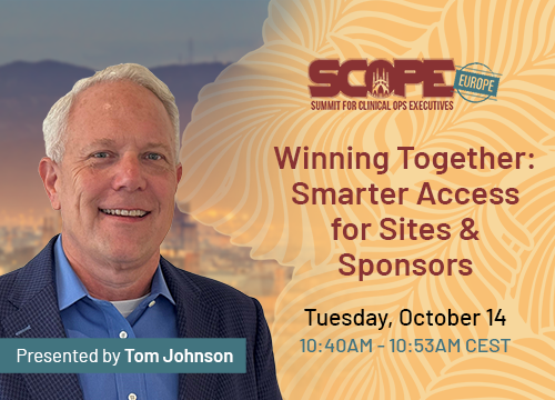 Tom is Presenting at SCOPE Europe 2025