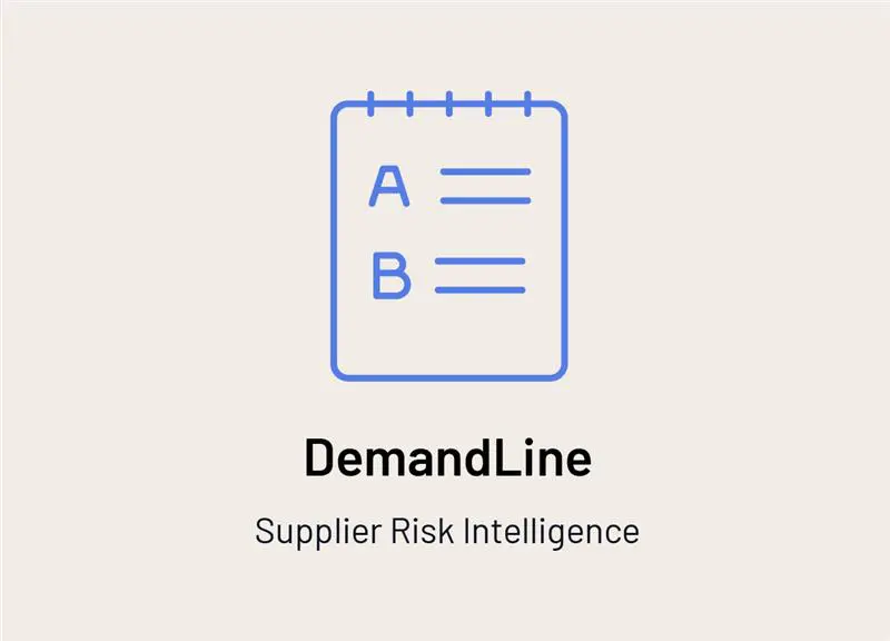 DemandLine quiz graphic, Supplier Risk Intelligence