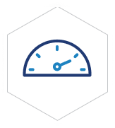 An elevator dial showing what floor the elevator is on icon.