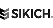 The Sikich business partner logo in black and white against a blank background.