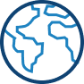 Icon of a globe used for the Secure Access Manager product.