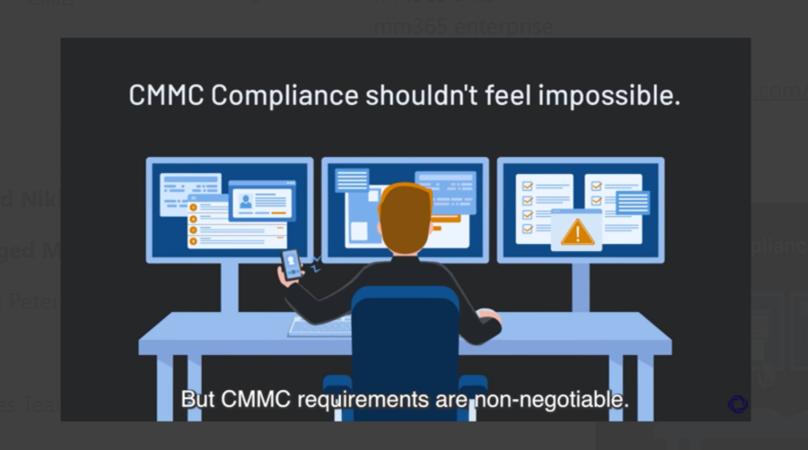 Graphic of man working with 3 monitors and a smart phone